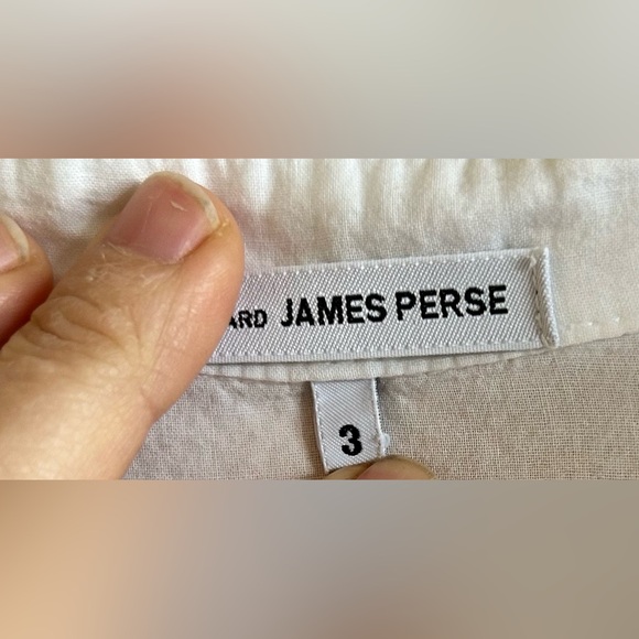 Classic white James Perse cotton button down - Picture 2 of 9